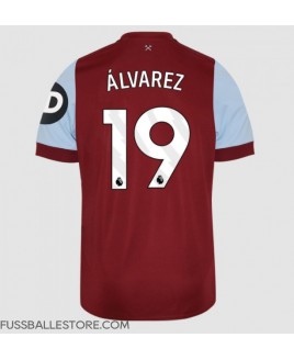 Günstige West Ham United Edson Alvarez #19 Heimtrikot 2023-24 Kurzarm